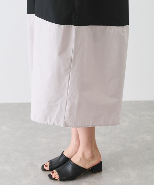 Jayro（ジャイロ）の「バイカラーノースリーブワンピース（ワンピース・レディース・ブラック/ネイビー/ピンク・F）」の22枚目の写真