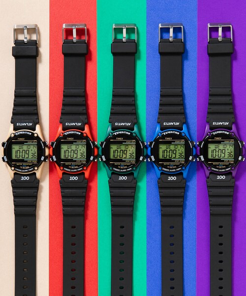 URBAN RESEARCH DOORS（アーバンリサーチドアーズ）の「TIMEX　Atlantis NUPTSE（アナログ腕時計・メンズ・BLK/RED/BLK/PURPLE/BLK/BLUE/BLK/GREEN/BLK/COYOTE・one）」の8枚目の写真