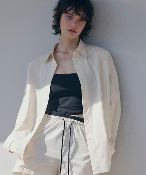 ADAM ET ROPE'(アダムエロペ)の「【公式サイト・実店舗限定】【Speedo×ADAM ET ROPE'】RUSH SHIRT(シャツ/ブラウス・レディース・チャコール/オフホワイト・F)」の8枚目の写真