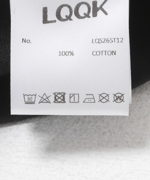 URBAN RESEARCH(アーバンリサーチ)の「LQQK Studio SMILEY LOGO POCKET TEE(Tシャツ/カットソー・メンズ・BLACK・M/L/XL)」の12枚目の写真