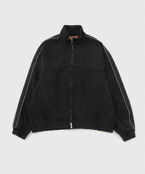 ADAM ET ROPE'(アダムエロペ)の「【THOUSANDS/サウザンズ】SELVAGE DENIM TRUCK JACKET(デニムジャケット・メンズ・ブラック/ネイビー・L/M)」の1枚目の写真