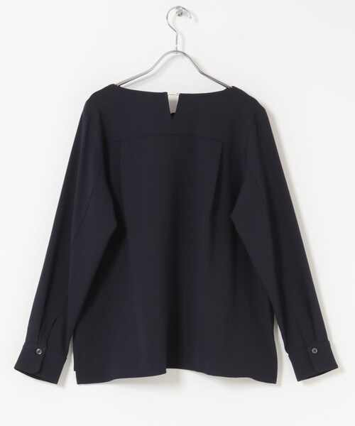 URBAN RESEARCH ROSSO（アーバンリサーチロッソ）の「トリアセテート混ドレープネックブラウス（シャツ/ブラウス・レディース・L/BEIGE/NAVY・Free）」の13枚目の写真