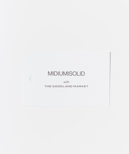 THE GOODLAND MARKET(ザグッドランドマーケット)の「『別注』MIDIUMISOLID×TGM Short easy pants(その他パンツ・レディース・Black/Off White/Top gray・one)」の22枚目の写真