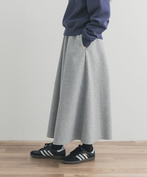 URBAN RESEARCH DOORS（アーバンリサーチドアーズ）の「カットギャザースカート（スカート・レディース・L.GRAY/MOCHA/CHARCOAL・Free）」の13枚目の写真