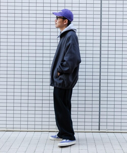 URBAN RESEARCH（アーバンリサーチ）の「Wide Dad　Dad EASY CORDUROY WIDE PANTS（その他パンツ・メンズ・D NAVY・1/2）」の8枚目の写真