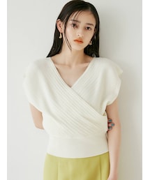 MURUA | コンパクトカシュクールニット(ニット/セーター)