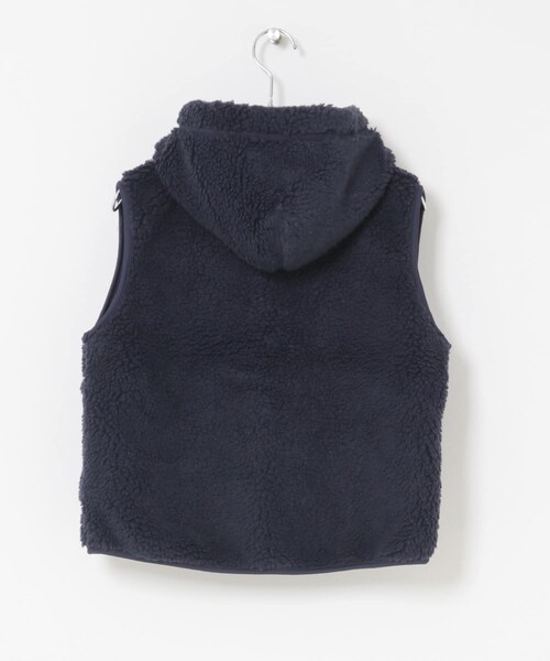 URBAN RESEARCH DOORS（アーバンリサーチドアーズ）の「GYMPHLEX　BOA HOODED SHORT VEST（ベスト・レディース・OYSTER/TAUPE/NAVY・14）」の12枚目の写真