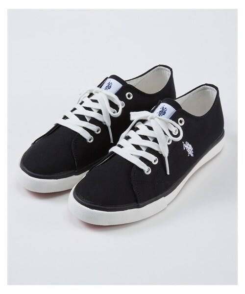 nissen（ニッセン）の「【ゆったり幅広】U.S. POLO ASSN.（ユーエスポロアッスン）ローカットスニーカー（ワイズ４E）（スニーカー・メンズ・黒/ホワイト・23.5cm/4E/24.0cm/4E/24.5cm/4E/25.0cm/4E/25.5cm/4E/26.0cm/4E）」の11枚目の写真