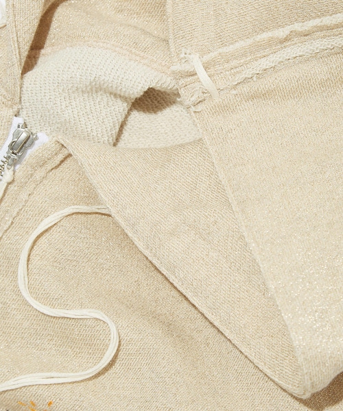 ADAM ET ROPE'(アダムエロペ)の「【FACCIES / ファッチーズ】TWINKLE SWEAT PK(パーカー・メンズ・グレー/ベージュ・2)」の5枚目の写真