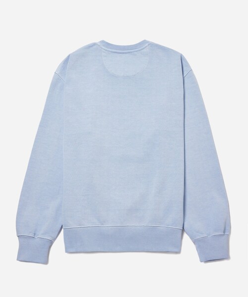 Saturdays NYC(サタデーズ ニューヨークシティ )の「Bowery Snyc Pigment Dyed Crew(スウェット・メンズ・ブラック/サックス・L/M/S/XL/XS)」の12枚目の写真