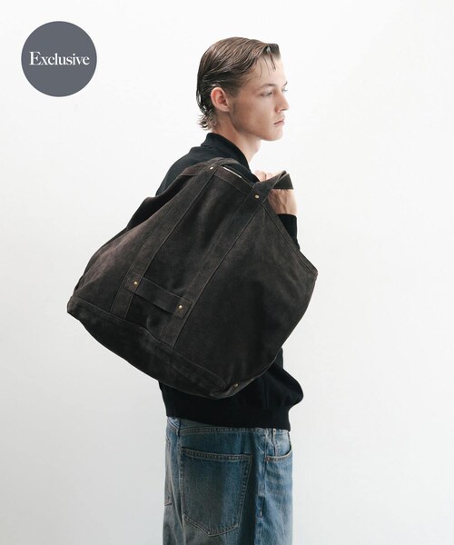 URBAN RESEARCH（アーバンリサーチ）の「『別注』SEVEN BY SEVEN×URBAN RESEARCH　LEATHER TOTE BAG（トートバッグ・メンズ・Dark Brown・FREE）」の2枚目の写真