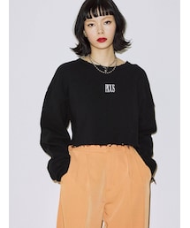 jouetie | クロップドダメージプルオーバー(Tシャツ/カットソー)