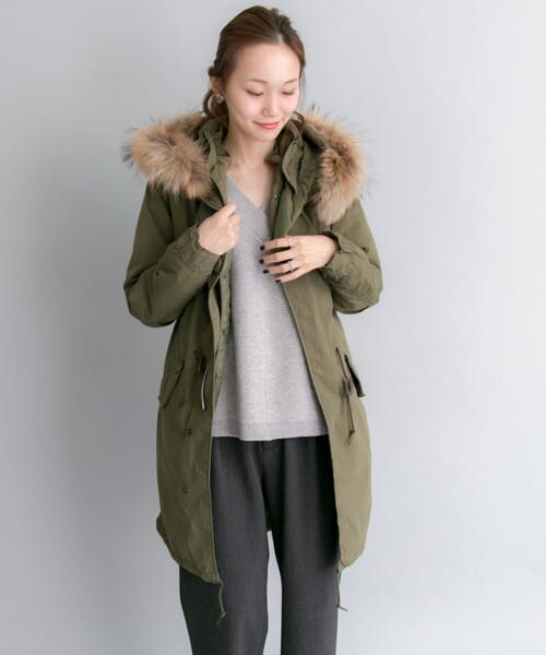URBAN RESEARCH（アーバンリサーチ）の「ALPHA INDUSTRIES×URBAN RESEARCH iD　別注M65 PARKA（モッズコート・メンズ・KHAKI/BLACK・XS/S/M/L）」の20枚目の写真