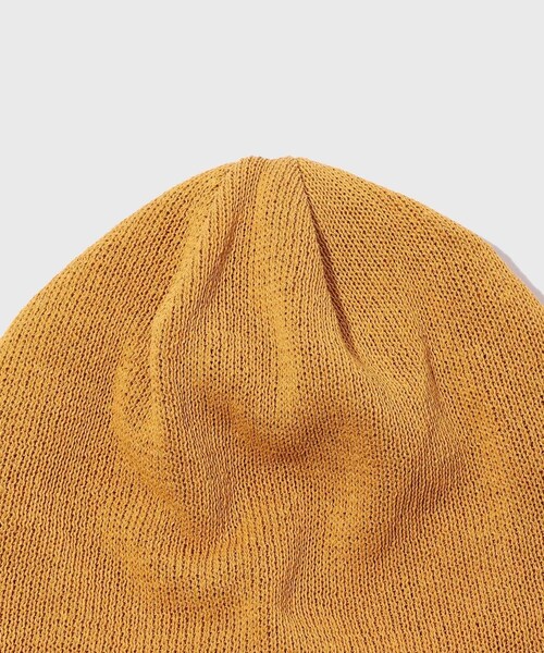 ADAM ET ROPE'(アダムエロペ)の「【KIJIMA TAKAYUKI/キジマ タカユキ】POLY WASHI BIG WATCH CAP(ニットキャップ/ビーニー・メンズ・ブラック/クリーム系・F)」の5枚目の写真