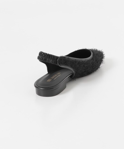 RODE SKO（ロデスコ）の「『MADE IN JAPAN』ヘアリーバックストラップミュール（その他シューズ・レディース・BLACK/BEIGE・36/37/38）」の15枚目の写真