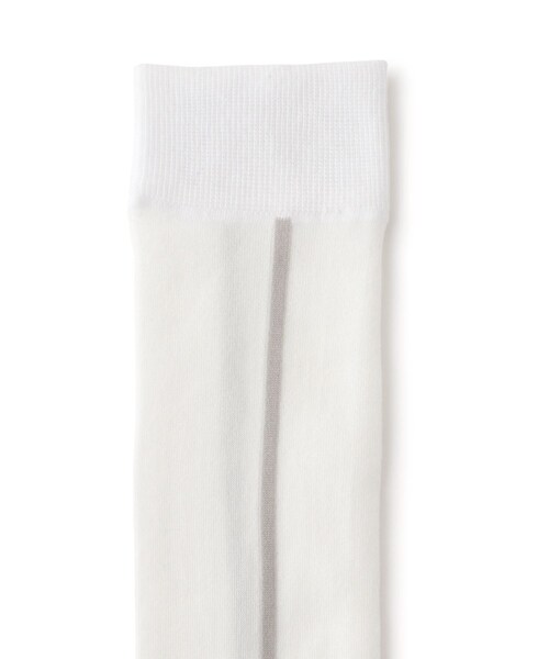 ROPE'（ロペ）の「シースルーラインソックス（ソックス/靴下・レディース・ブラック/ホワイト・F）」の9枚目の写真