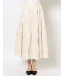 MERCURYDUO | スイッチングプリーツスカート(スカート)