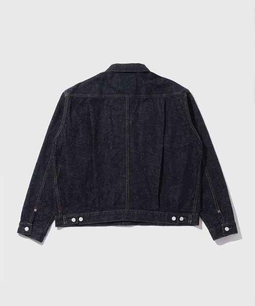 ADAM ET ROPE'(アダムエロペ)の「【New Manual / ニューマニュアル】 #006 LV 2ND T-BACK JK(デニムジャケット・メンズ・ネイビー・L/XL)」の14枚目の写真