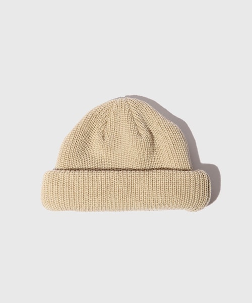 ADAM ET ROPE'(アダムエロペ)の「【KIJIMA TAKAYUKI/キジマ タカユキ】KNIT DECK CAP(ニットキャップ/ビーニー・メンズ・ブラック/グレー/ベージュ/ブルー/オレンジ・F)」の3枚目の写真