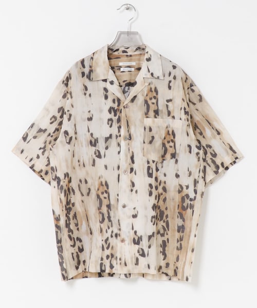 COUTURE D’ADAM　LEOPARD ITALIAN PRINTSHIRTS