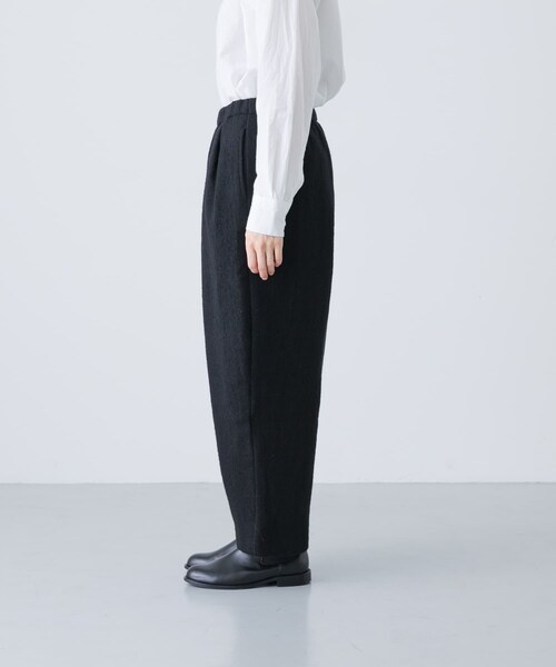 かぐれ（カグレ）の「ウールテーパードパンツ（その他パンツ・レディース・BLACK/CHARCOAL・Free）」の12枚目の写真