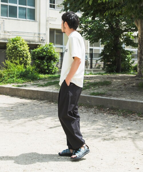 EKAL（エカル）の「『UR TECH ひやサラクール』 GAWPING T-SHIRTS（Tシャツ/カットソー・メンズ・オフホワイト/ブラック・M/L）」の9枚目の写真