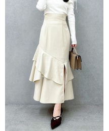 dazzlin | バックレースアップアシメマーメイドスカート(スカート)