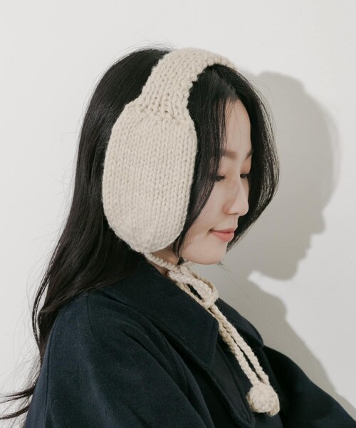 SMELLY（スメリー）の「ニットイヤーマフ（イヤーマフ・レディース・IVO/GRY/MOC・-）」の10枚目の写真