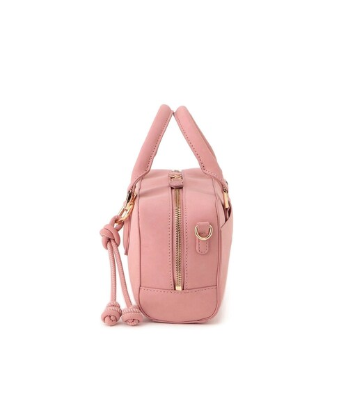 VIS(ビス)の「ロゴスエードミニボストンバッグ/2WAY(ボストンバッグ・レディース・ブラウン/ベージュ系/ピンク・F)」の21枚目の写真