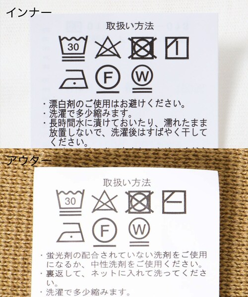 ITEMS URBANRESEARCH（アイテムズ アーバンリサーチ）の「Mウォッシャブルミラノリブカーディガンインナーセット（ニット/セーター・メンズ・BLK/BRN/KHK/BEG・M/L）」の21枚目の写真