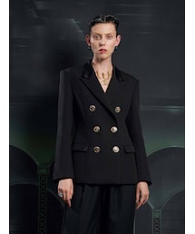 PAMEO POSE | Inverted Triangle Jacket Black(テーラードジャケット)