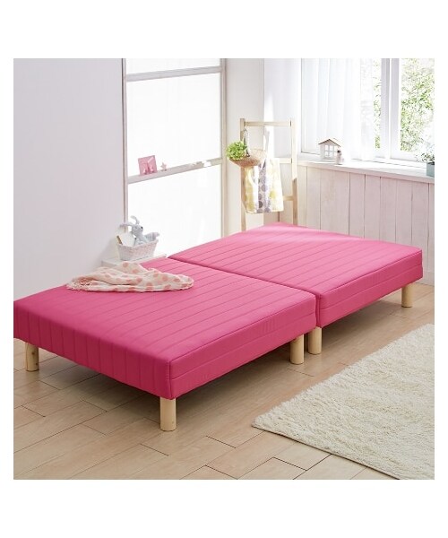ピンク 脚付きマットレス シングル 楽天市場】【7%OFFクーポンあり】 脚付きマットレス ベッド シングル
