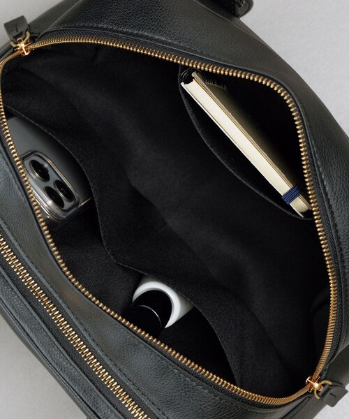 ROPE'(ロペ)の「【E'POR】TWO BOSTON BAG Medium/撥水・26AW新型(ハンドバッグ・レディース・ブラック/ダークブラウン・F)」の18枚目の写真