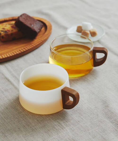 URBAN RESEARCH DOORS（アーバンリサーチドアーズ）の「『別注』a.depeche×DOORS LIVING PRODUCTS　noon cup（グラス/マグカップ/タンブラー・メンズ・ホワイト/クリア・-）」の5枚目の写真