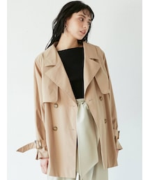 LAGUNAMOON | ボリュームスリーブミドルトレンチコート(トレンチコート)