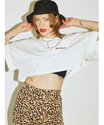 jouetie | クロップドロゴ Tシャツ(Tシャツ/カットソー)