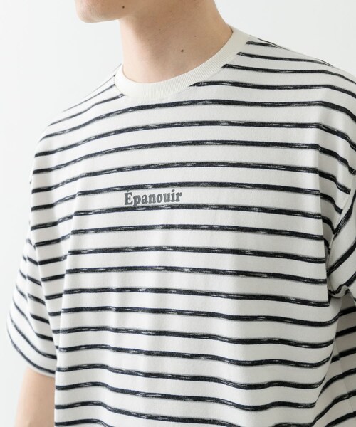 ITEMS URBANRESEARCH（アイテムズ アーバンリサーチ）の「ビンテージライク ボーダーTシャツ（Tシャツ/カットソー・メンズ・BEG/WHT/KHK・M/L）」の19枚目の写真