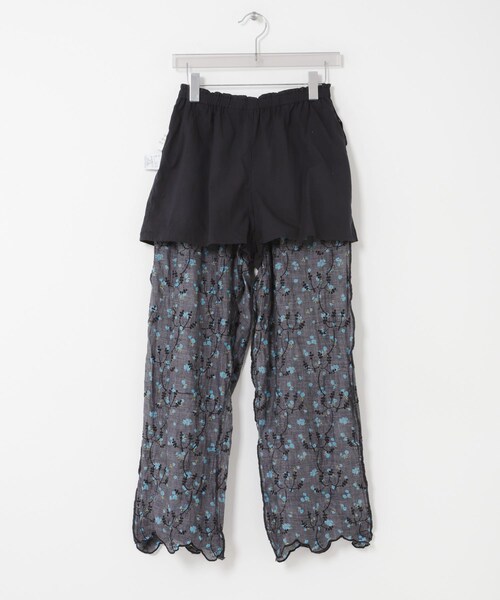 URBAN RESEARCH(アーバンリサーチ)の「crinkle crinkle crinkle SHEER FLOWER EASY PANTS(その他パンツ・レディース・BLACK/IVORY・Free)」の11枚目の写真