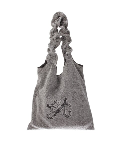 EATME（イートミー）の「フリルハンドルトートバッグ（トートバッグ・レディース・ブラック/シルバー・F）」の4枚目の写真