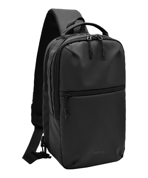 nissen（ニッセン）の「fulcro（フルクロ）Explorer 耐水クロスボディショルダーバッグ アジャイル （Ｂ５対応）（ショルダーバッグ・メンズ・ブラック/ダークグレイ/アイボリー・Y）」の4枚目の写真