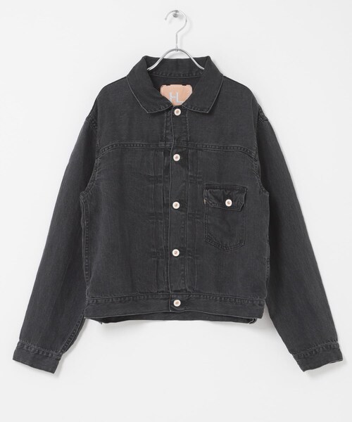 URBAN RESEARCH（アーバンリサーチ）の「HERILL　LinenDenim XXJacket（デニムジャケット・メンズ・Vintage w/Black VTG・2/3）」の4枚目の写真