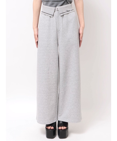 EMODA（エモダ）の「WAIST LINE SWEAT PT（その他パンツ・レディース・グレー/ブラウン・S/M）」の2枚目の写真