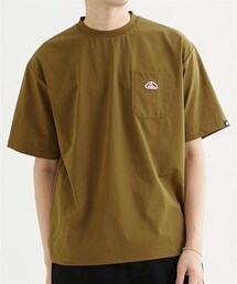 nissen | ストレッチ 胸ポケットロゴ刺しゅう半袖Tシャツ　PIKO（ピコ）(Tシャツ/カットソー)