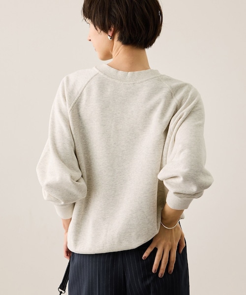 ROPE' PICNIC（ロペピクニック）の「【Champion/チャンピオン別注】アソートロゴスウェットプルオーバー/リンクコーデ（スウェット・レディース・キナリ系/ブラウン/サックス・F）」の11枚目の写真