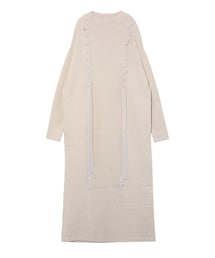 LAGUNAMOON | ハンドステッチテープニットワンピース(ワンピース)