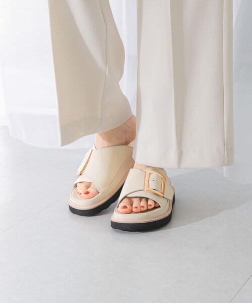 URBAN RESEARCH ROSSO（アーバンリサーチロッソ）の「ワイドベルトサンダル（サンダル・レディース・OFFWHITE・36/37/38）」の5枚目の写真