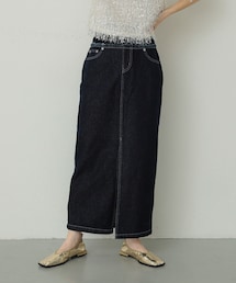 SENSE OF PLACE by URBAN RESEARCH | レイヤードデニムスカート(デニムスカート)