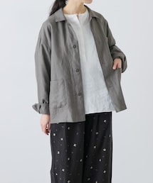 かぐれ | 『ユニセックス』リネンカバーオール(カバーオール)