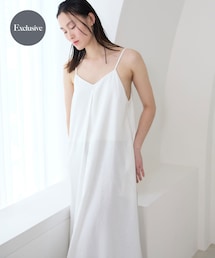 THE GOODLAND MARKET | 『別注』MIDIUMISOLID×THE GOODLAND MARKET　LINEN camisole onepiece(ワンピース)