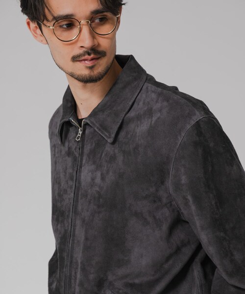 URBAN RESEARCH（アーバンリサーチ）の「GOAT SUEDE SPORTS JACKET（ブルゾン・メンズ・CHARCOAL・M/L）」の2枚目の写真